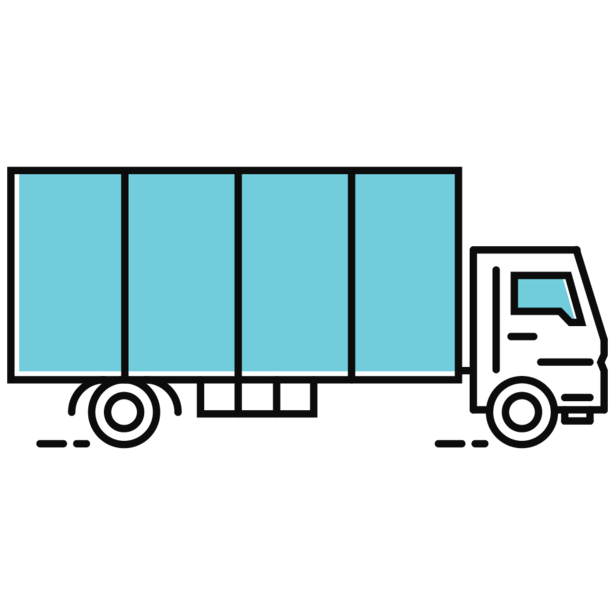 container-delivery-truck